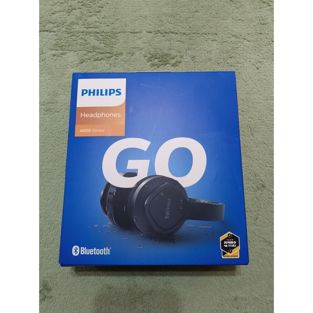 Philips GO TAA4216 Wireless Headphones Sports 35H Playtime IP55 Waterproof NEW